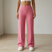 Marley | Flattering Crossover Style Wide Leg Yoga Pants