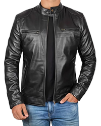 Daniel | Retro Style Leather Jacket
