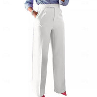 Emery | Elegant High-Waist Straight-Leg Trousers