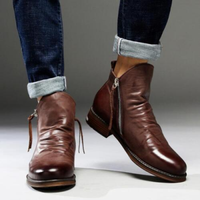 Adriel | Leather Ankle Boots for Everyday Comfort