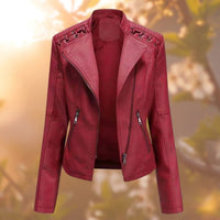 Cataleya | Stylish And Edgy Biker Faux Leather Jacket