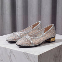 Elysian | Elegant Slip On Style Mesh Lace Loafers