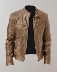 Ethan | Beckett Fitted Snap-Collar Zip-Up Jacket