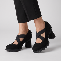 Evelina | Classic Mary Jane Style Block Heel Shoes