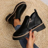 Averie | Elegant Ankle Boots with Zipper
