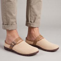 Mary | Breathable Mesh Slip-on Clogs With Adjustable Belt