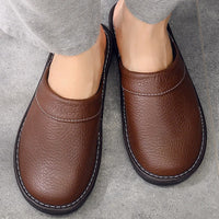 Xavier | Mens Leather Slippers – Ergonomic Comfort