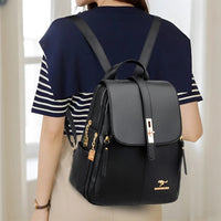 Madeline | Leather Design backpack for Women